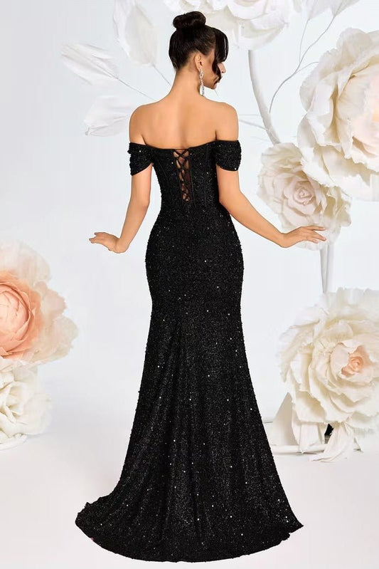 Delilah - Trendy Sparkling Sequin Dress for Night Out