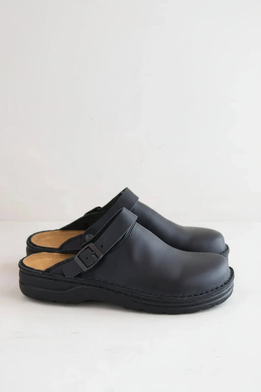 Eckhart - Orthopaedic Leather Slip-On Clogs for Ultimate Comfort and Support 7