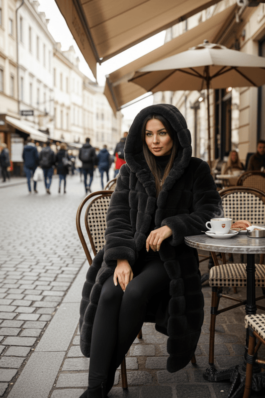 NOLÉA – Women’s Long Winter Coat for Cozy Elegance