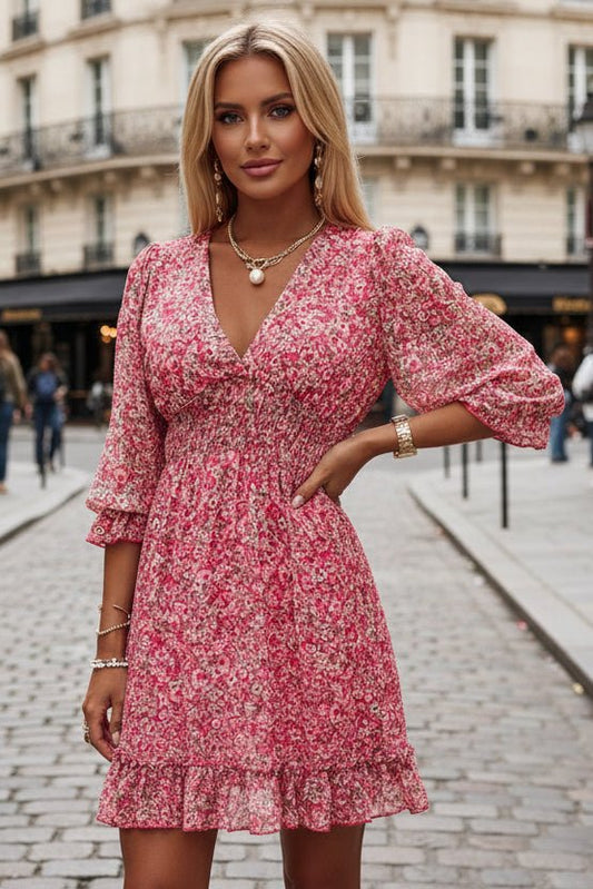 Elegant Eco-Friendly Women's Dress - Flattering Mini Dress for Autumn Fashion 3