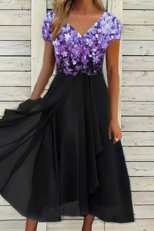 Elegant Floral Maxi Dress for Women - Formal Evening Wear by Marigon 0