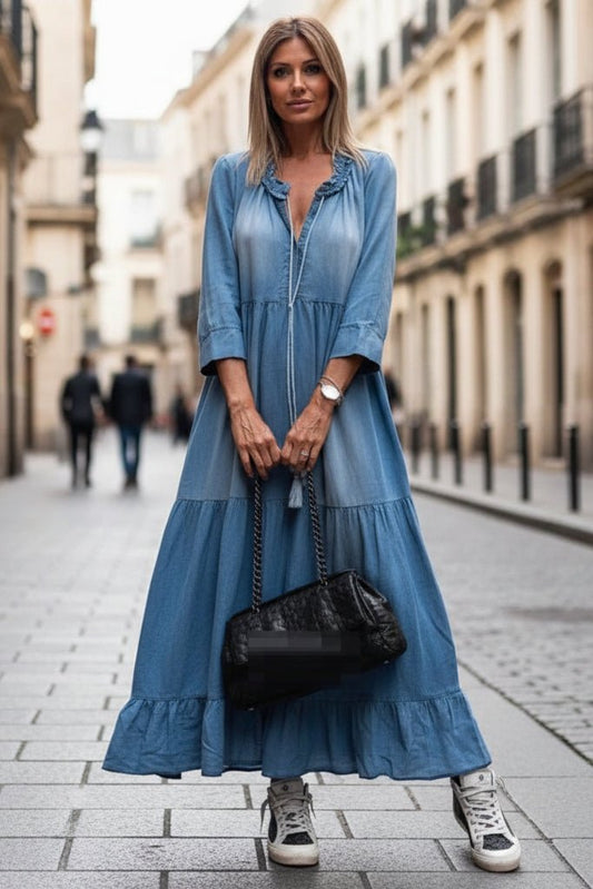 Elegant Maxi Dress - Comfortable Long Sleeveless Sundress for Any Occasion 0