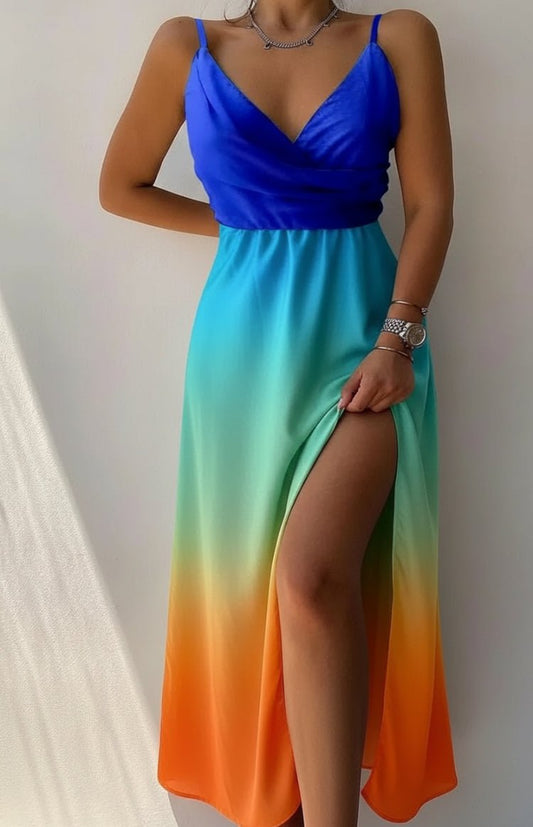 Elegant Midi Women's Dress - Flattering Fit for Wedding Guest & Formal Events 1