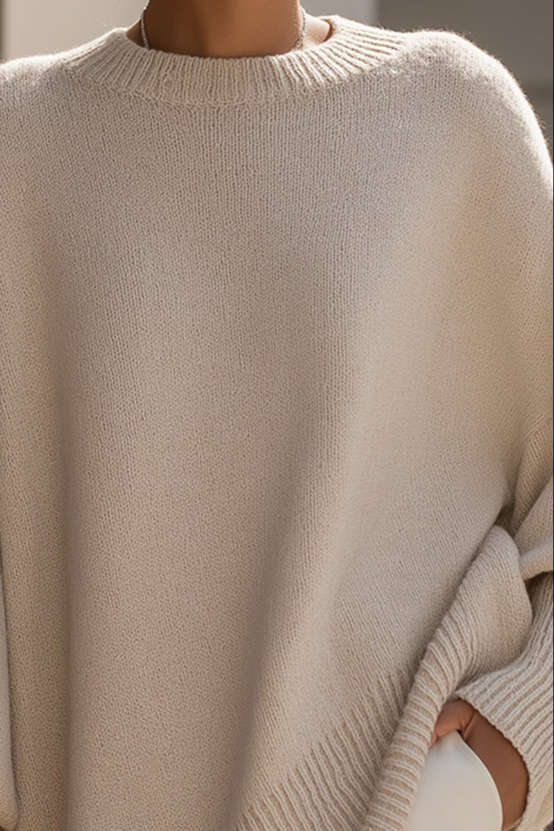 Elegant Oversized Knit Sweater for Women - Cozy Winter Essential 5