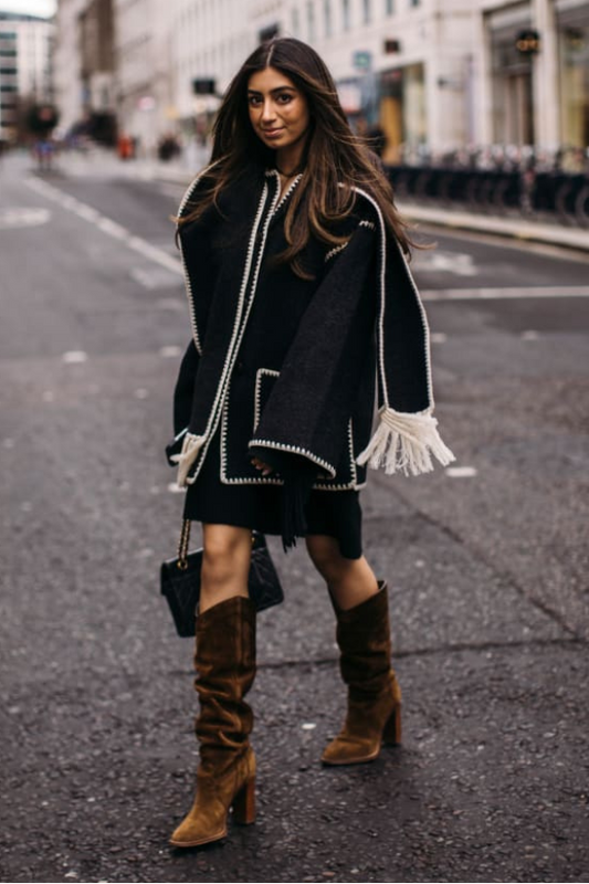 Elegant Scarf Jacket - Cozy Warmth & Timeless Style for Any Occasion 1