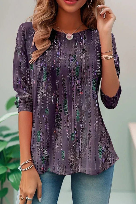 GLAMÉLLE – Chic Women’s Sequin Going Out Top with Relaxed Silhouette