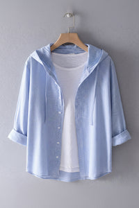 Elegant White Blouse - Lightweight Cotton Blend with Timeless Design 0