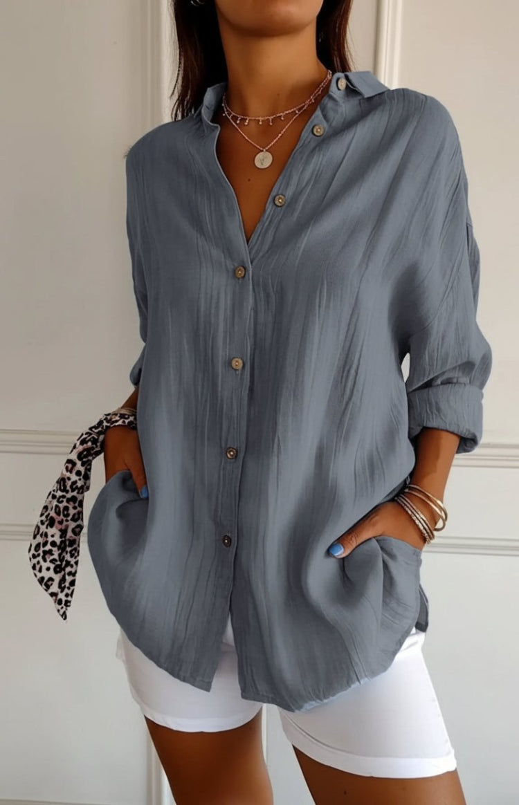 Elegant Women's Blouse - Flattering Fit, High-Quality Fabric for Versatile Style 3