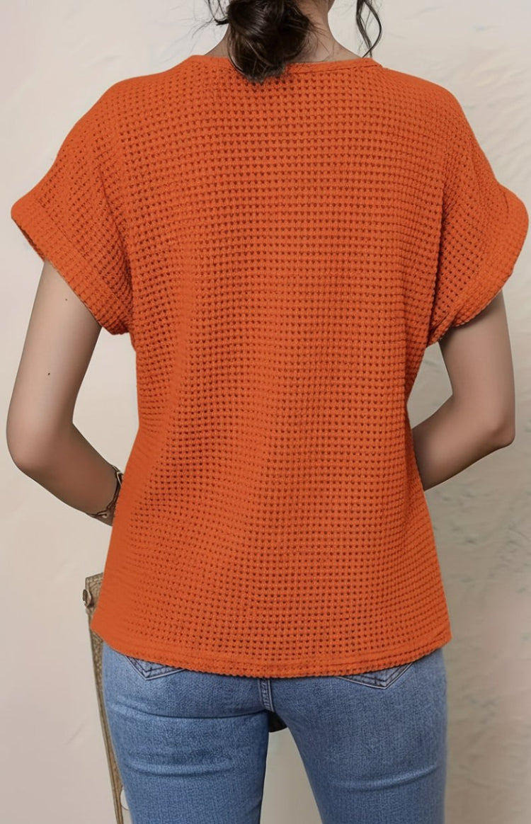 Elegant Women's Classic Crew Neck T-Shirt - High-Quality Comfortable Fit 3