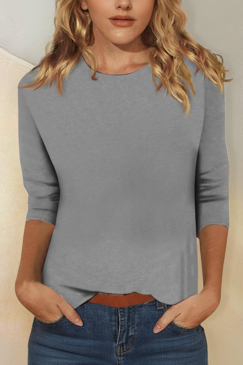 EVÉLIA – Sophisticated Women’s Going Out Top with 3/4 Sleeves and Soft Flow