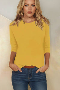 EVÉLIA – Sophisticated Women’s Going Out Top with 3/4 Sleeves and Soft Flow