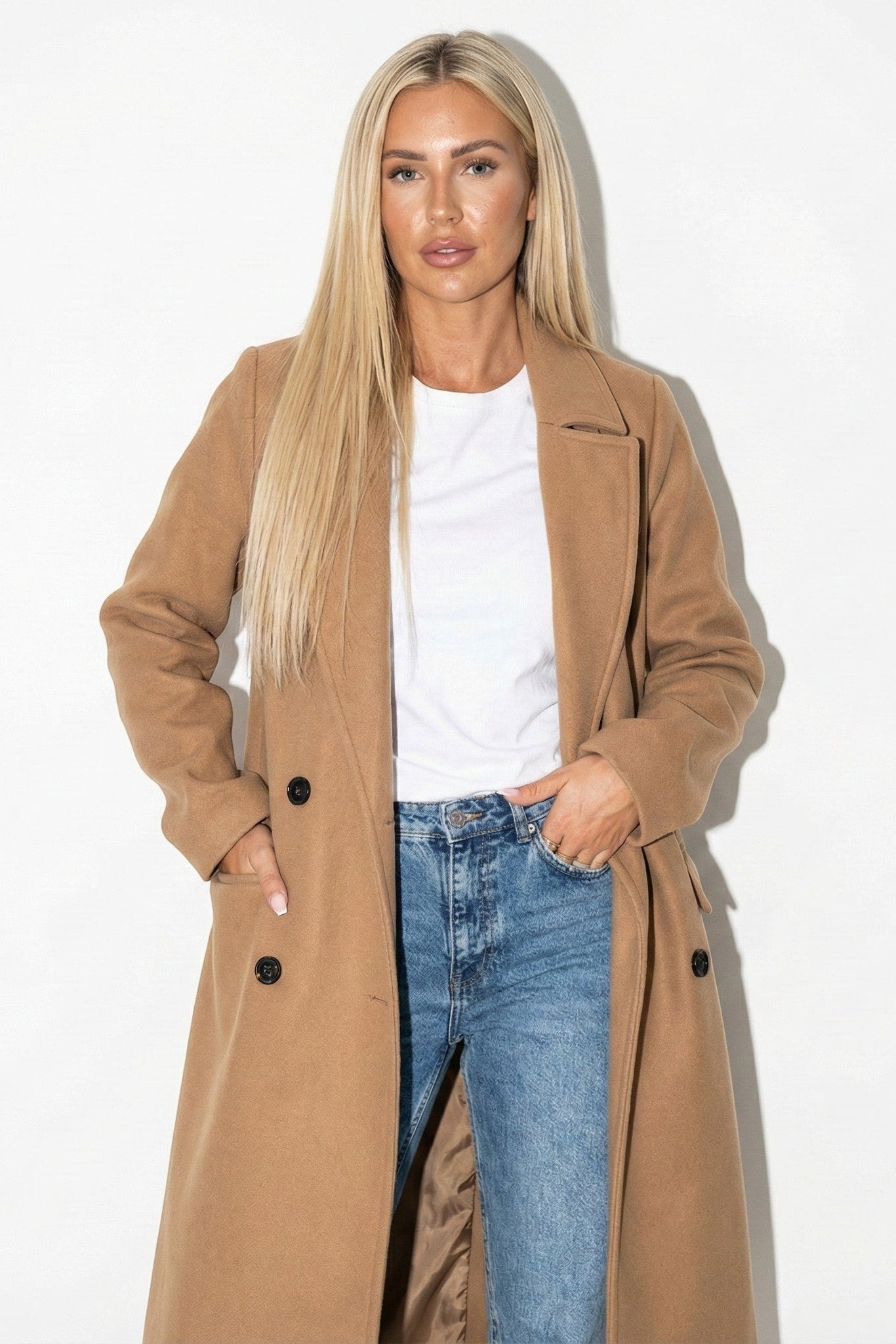 Elise Longline Women's Winter Coat with Elegant Lapel Design for Comfort 4