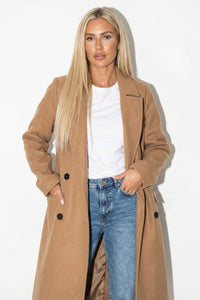 Elise Longline Women's Winter Coat with Elegant Lapel Design for Comfort 4