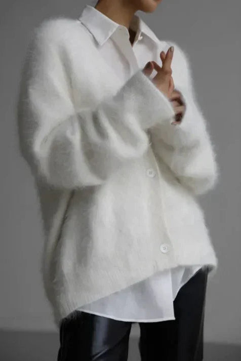 Ella - Women's Loose Knit Cardigan in Cashmere for Timeless Comfort 4