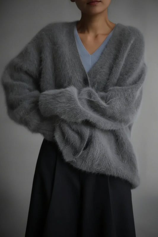 Ella - Women's Loose Knit Cardigan in Cashmere for Timeless Comfort 5