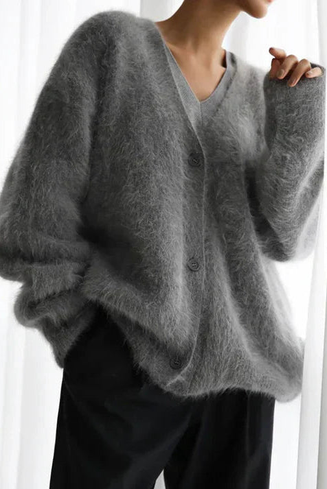 Ella - Women's Loose Knit Cardigan in Cashmere for Timeless Comfort 6