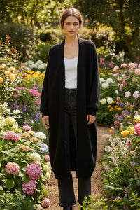 FEMORA – Modern Women’s Longline Cardigan for Layered Styling
