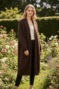 FEMORA – Modern Women’s Longline Cardigan for Layered Styling
