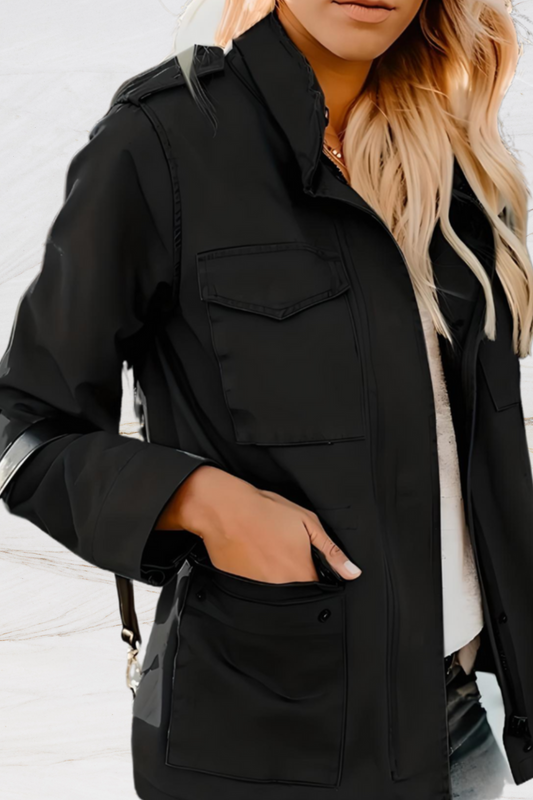 Everyday Essentials - Lightweight Women's Jacket with Zipper & Pockets 1