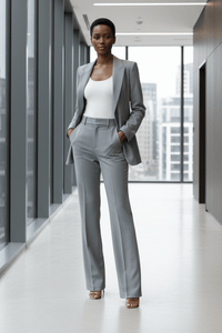 VOGUEELITE – Sophisticated Women's Suit Set Tailored Blazer and Trouser for Office