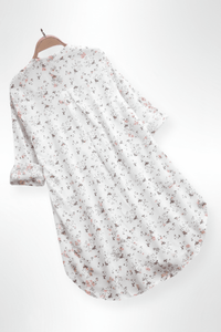 Floralia - Elegant Women's Floral Summer Shirt in Soft, Breathable Fabric 1