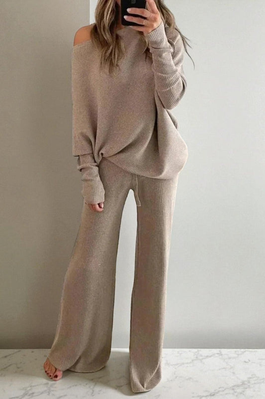 Harper Relaxed Fit Loungewear Set - Soft Two-Piece Lounge Set for Comfort 2