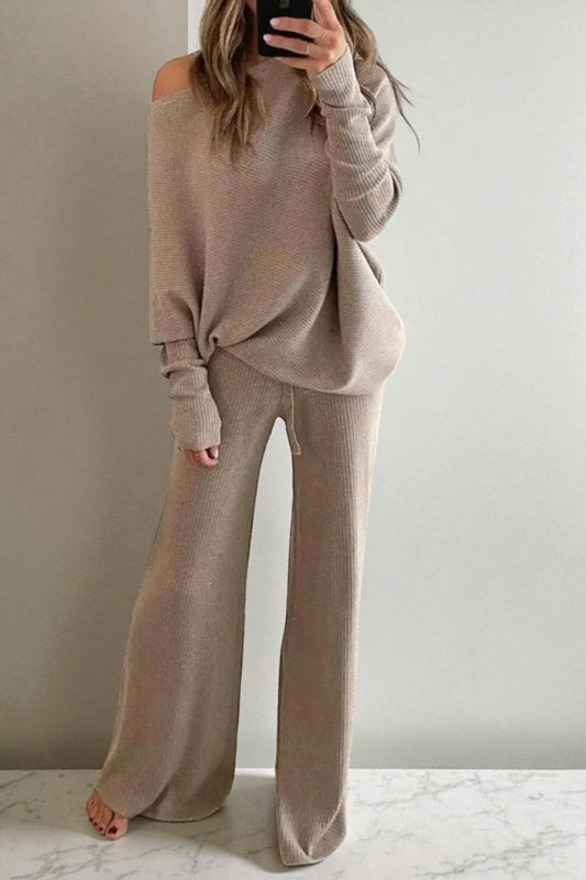 COZYPAIR – Soft Two-Piece Lounge Set with Easy Relaxed Fit