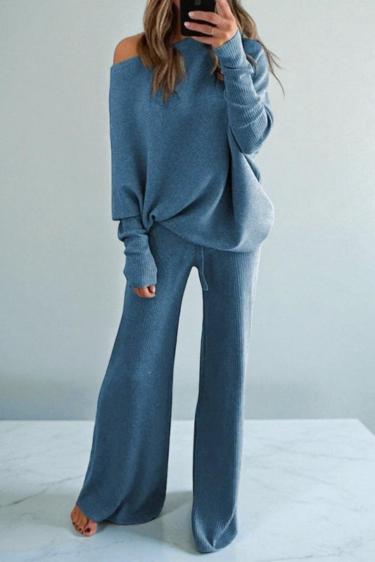 Harper Relaxed Fit Loungewear Set - Soft Two-Piece Lounge Set for Comfort 4