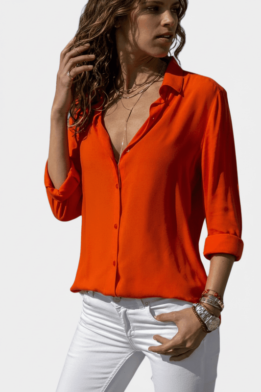 Heidi-Mode - Elegant Women's Soft Breathable Shirt with Timeless Design 3