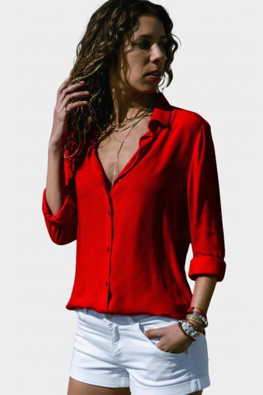 Heidi-Mode - Elegant Women's Soft Breathable Shirt with Timeless Design 5