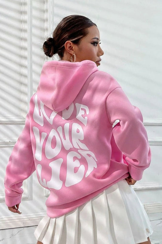 Heidi-Mode - Women's Streetwear Winter Hoodie with Bold Graphic Design 2