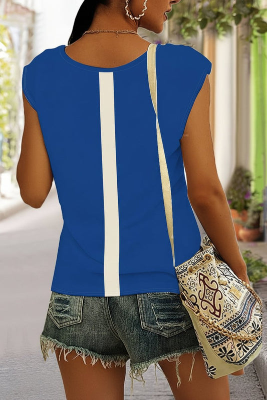 VEEZIA – Casual V-Neck T-Shirt in Soft, Breathable Fabric