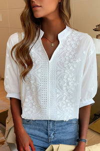 Heidi - Elegant V-Neck Top in High-Quality Fabric for Effortless Style 0