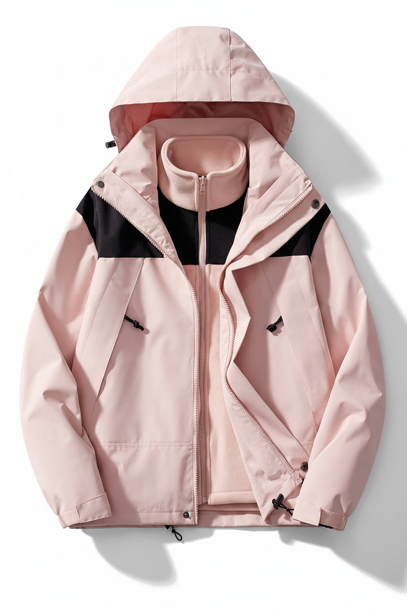 Heidi Fashion - 3-in-1 Hooded Fleece Winter Jacket for Women 9