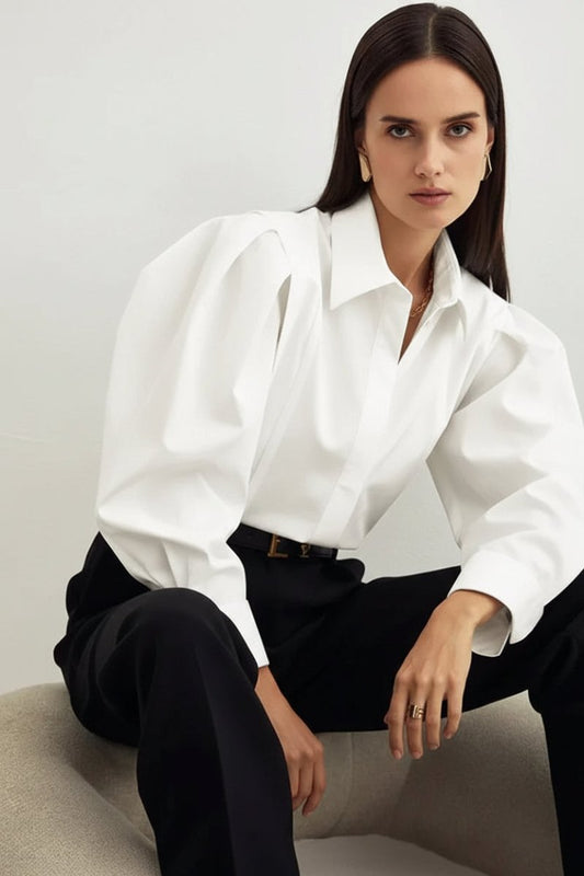 Heidi Fashion - Classic Women's Business Shirt with Elegant Fit & Button-Up Closure 0