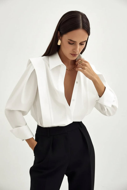 Heidi Fashion - Classic Women's Business Shirt with Elegant Fit & Button-Up Closure 1