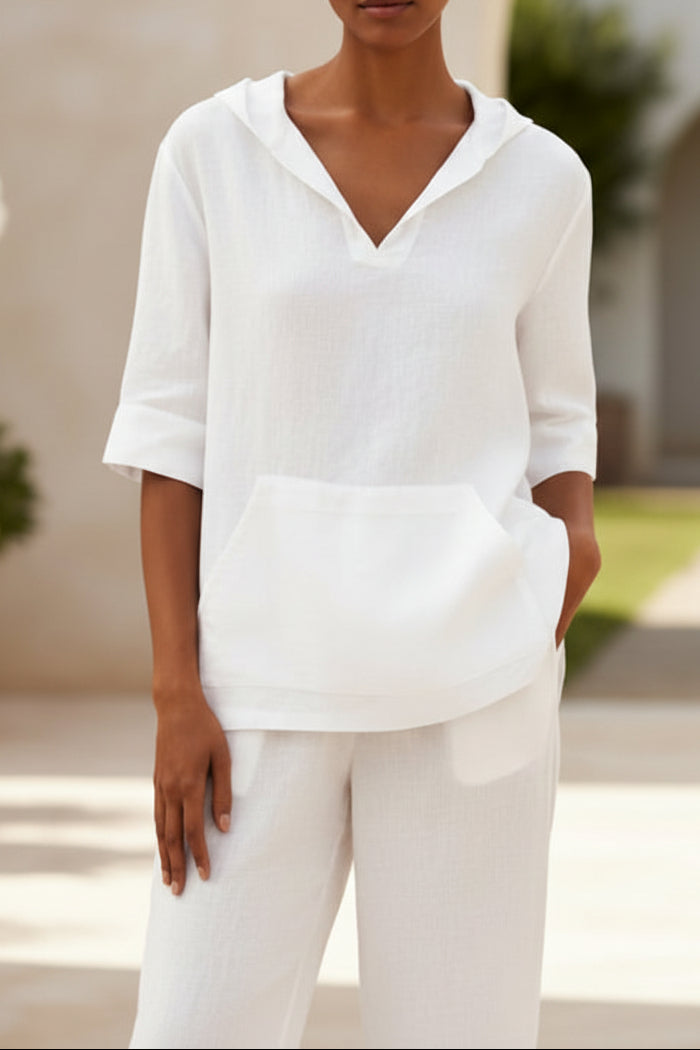 Heidi Fashion - Elegant Linen Shirt for Summer Comfort and Style 0