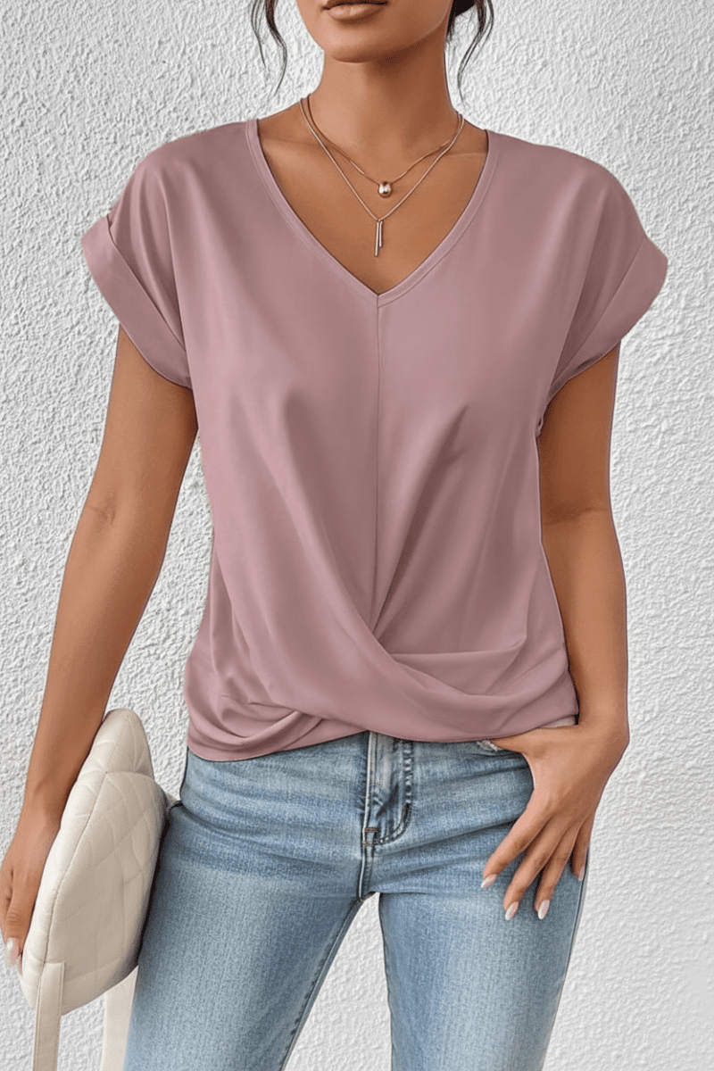 URBÉNE – Modern Women’s V-Neck Top Designed for Effortless Styling