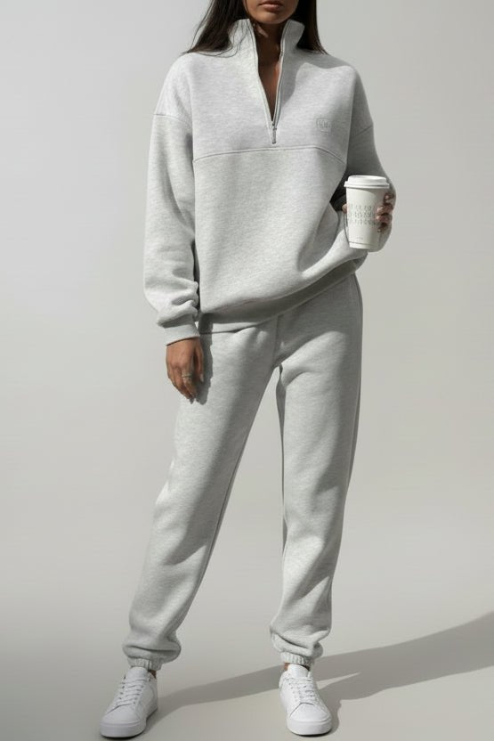 EMBERLAY – Cozy Fleece Pants Set with Clean Modern Balance