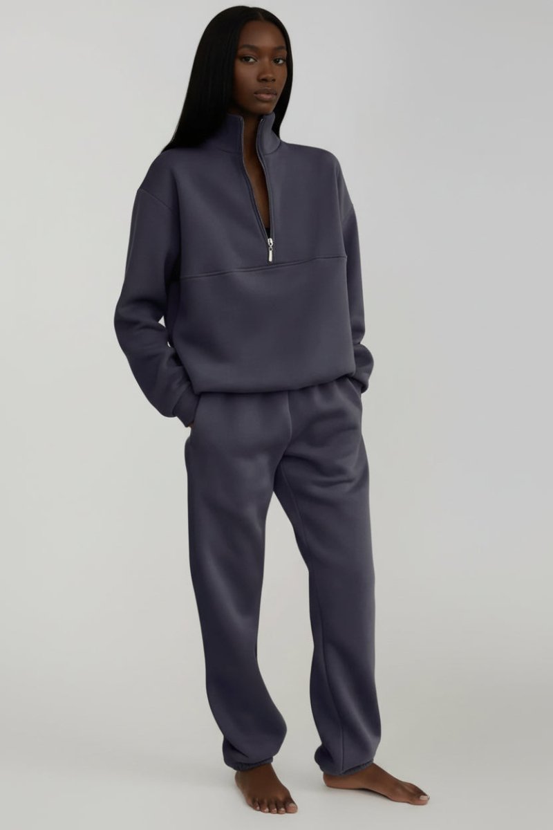 EMBERLAY – Cozy Fleece Pants Set with Clean Modern Balance