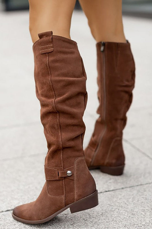 Heidi Mode - Women's Knee High Boots, Warm Suede for Cozy Winter Comfort 1