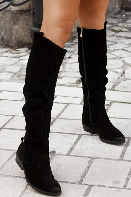 Heidi Mode - Women's Knee High Boots, Warm Suede for Cozy Winter Comfort 5