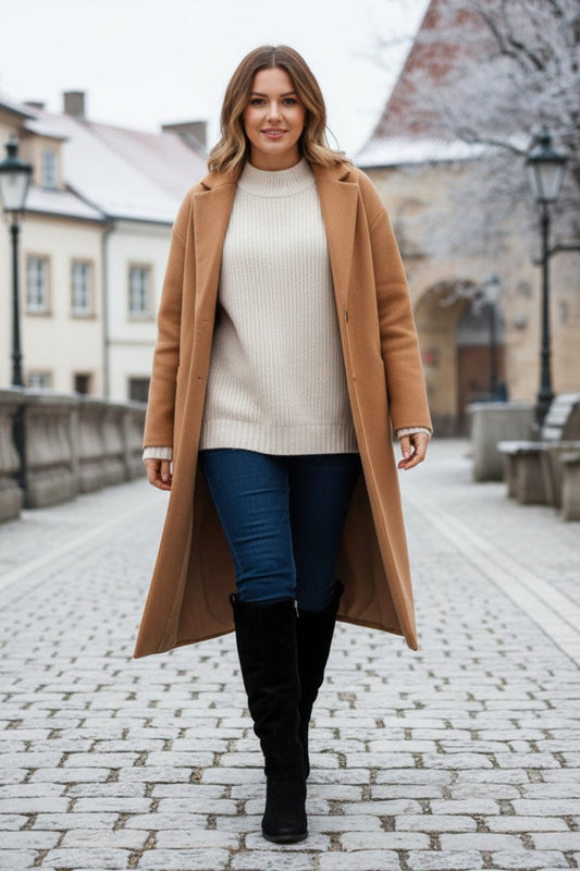 VELSERA – Women's Knee High Boots in Warm Suede for Cozy Winter Wear