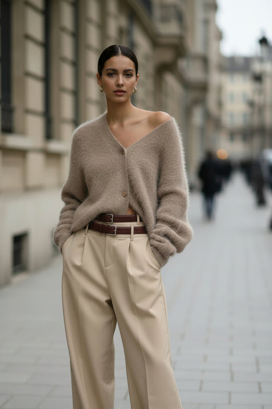 Karlyn Women's Knit Cardigan with V-Neck, Button Closure & Soft Fabric 3