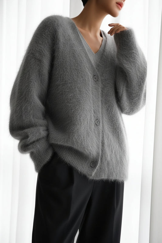 Karlyn Women's Knit Cardigan with V-Neck, Button Closure & Soft Fabric 6