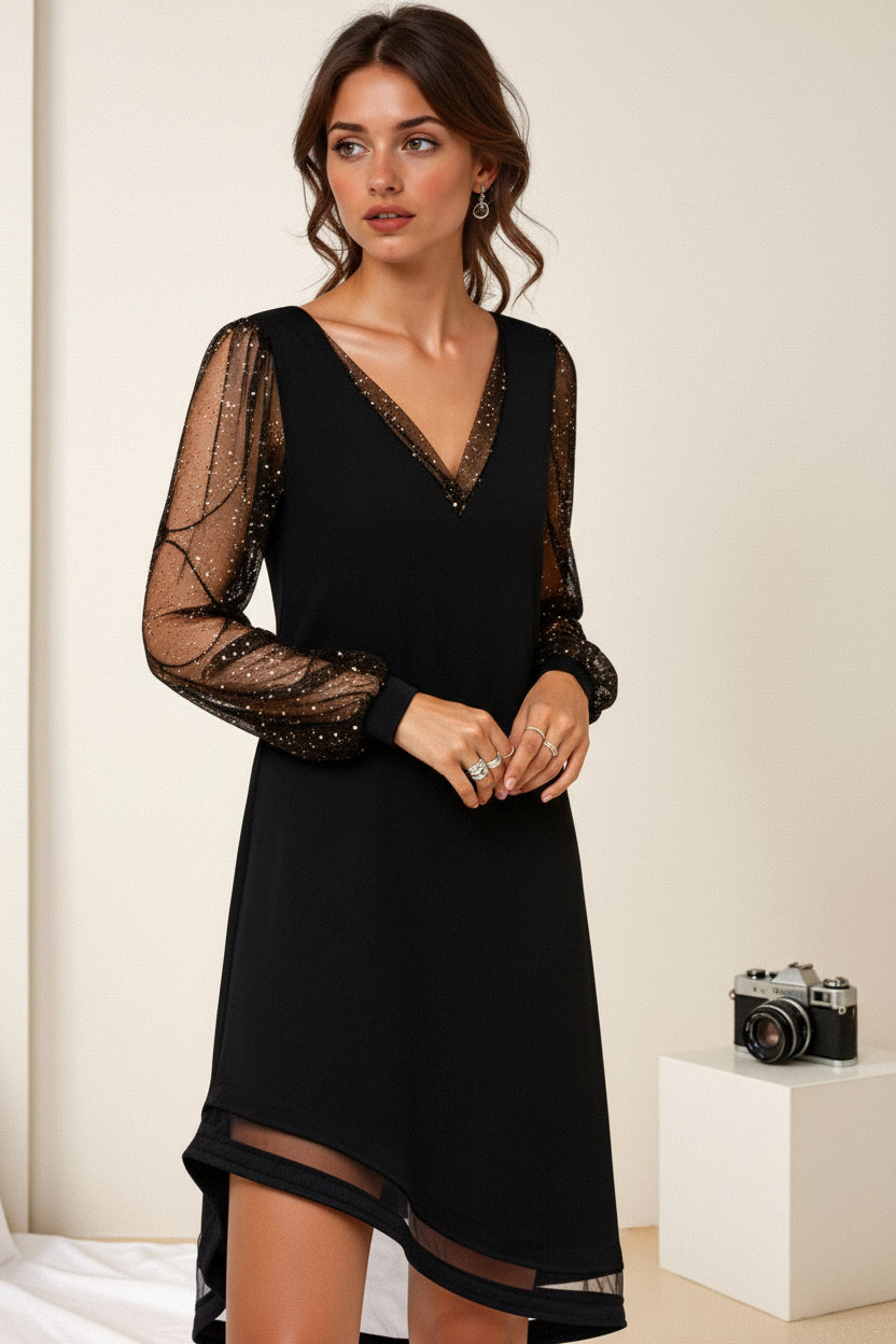 Lia - Elegant Sequined Evening Gown Dress for Formal Wear & Special Occasions 0