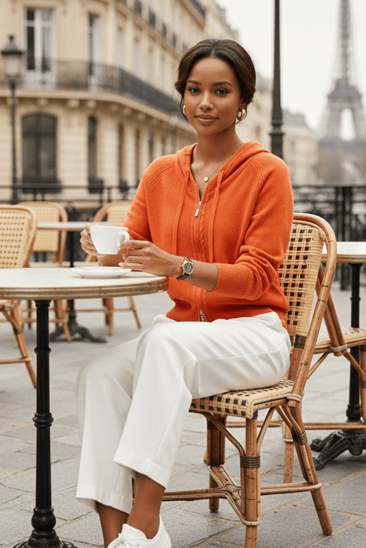 KNITMIST – Soft Lightweight Knitted Hoodie for Casual Layering