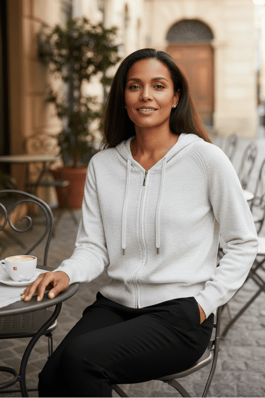 KNITMIST – Soft Lightweight Knitted Hoodie for Casual Layering