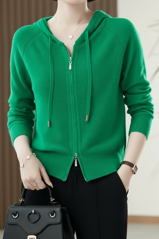 KNITMIST – Soft Lightweight Knitted Hoodie for Casual Layering