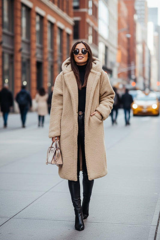 COZELONG – Women’s Hooded Long Coat for Warm Winter Comfort